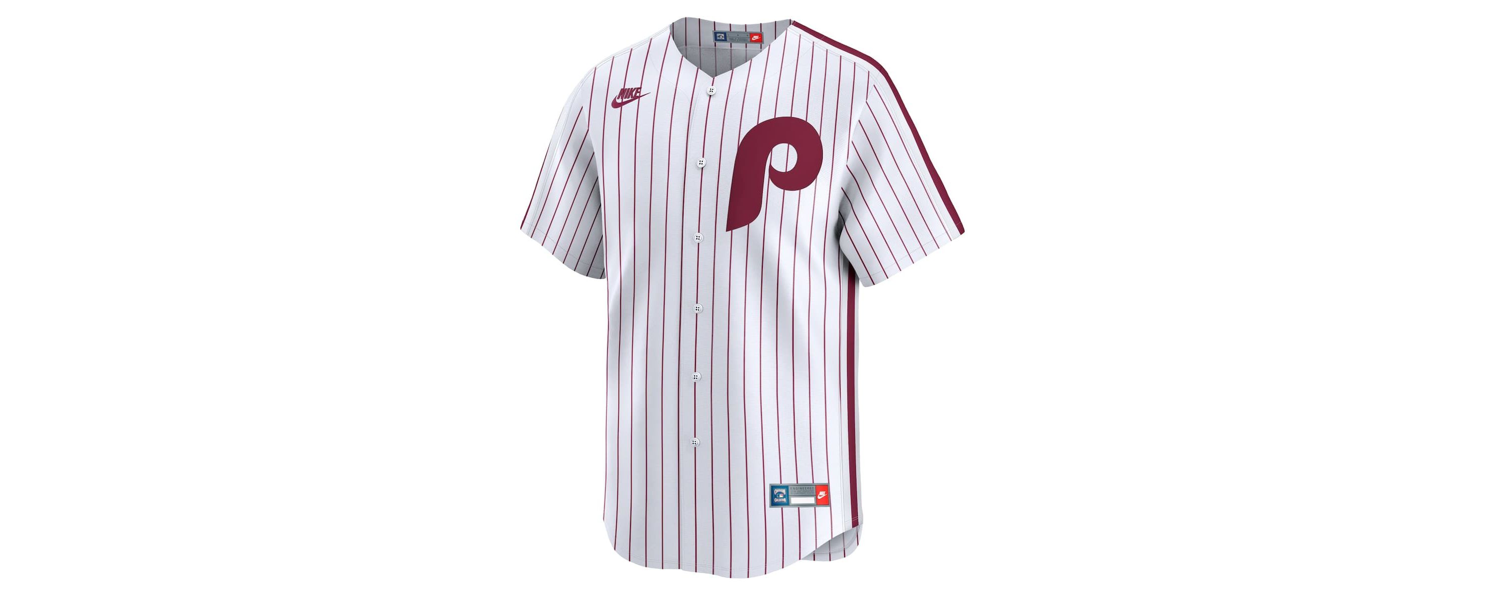 MLB Nike Philadelphia Phillies Throwback Cooperstown Collection Limited Jersey