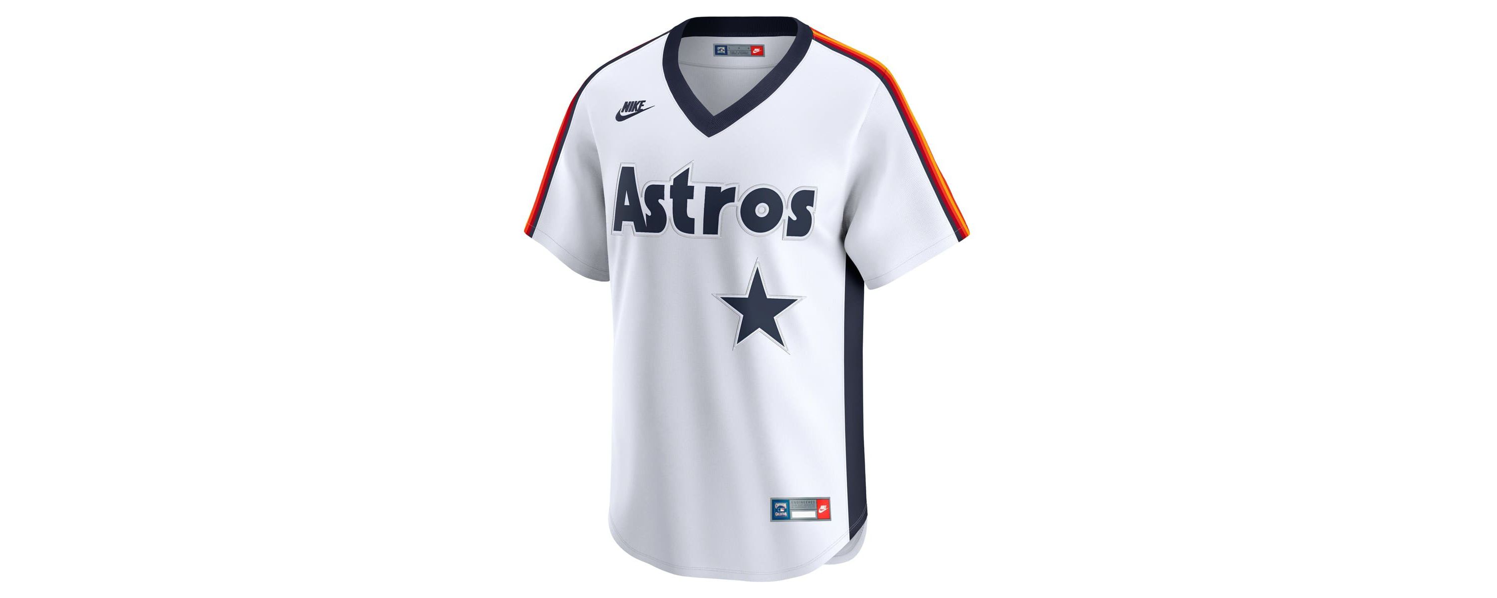 MLB Nike Nolan Ryan Houston Astros Throwback Cooperstown Collection Limited Jersey
