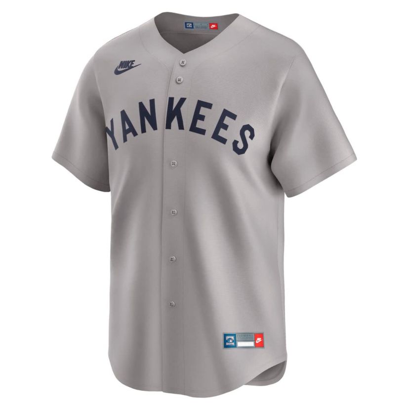 MLB Nike Babe Ruth New York Yankees Throwback Cooperstown Collection Limited Jersey