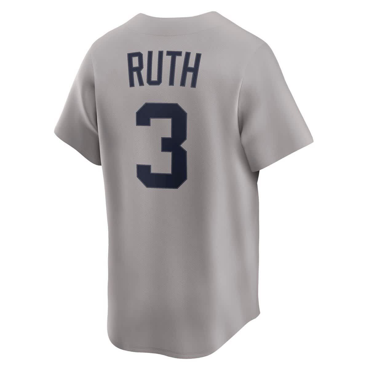 MLB Nike Babe Ruth New York Yankees Throwback Cooperstown Collection Limited Jersey