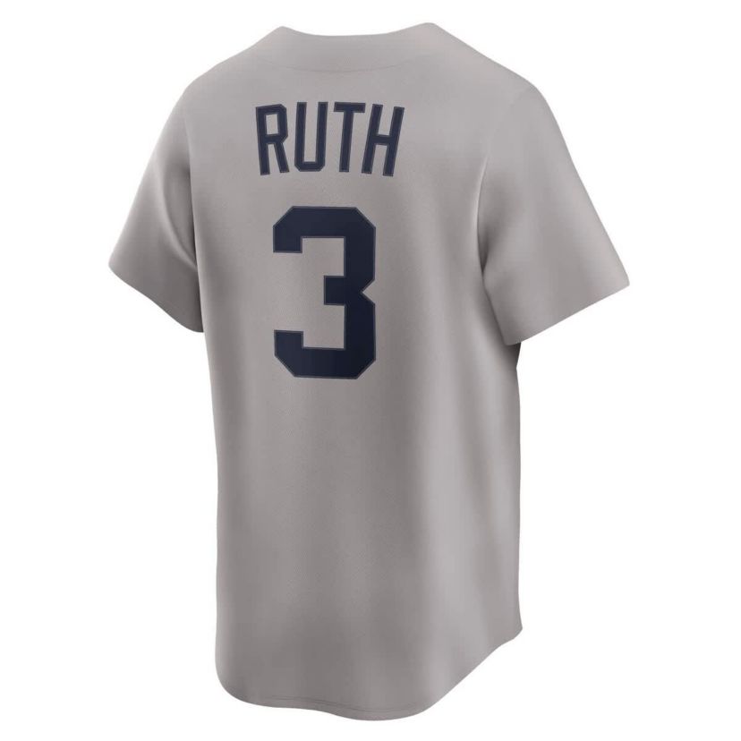 MLB Nike Babe Ruth New York Yankees Throwback Cooperstown Collection Limited Jersey