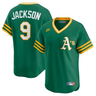 Men's Cooperstown Teams Nike Reggie Jackson Kelly Oakland Athletics Cooperstown Collection Limited Jersey