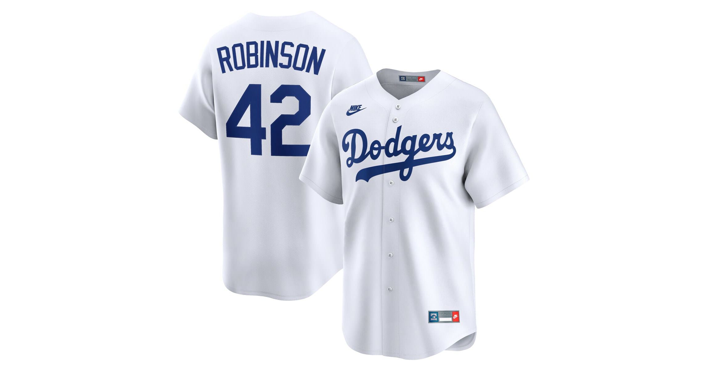 Cooperstown Teams Nike Jackie Robinson Brooklyn Dodgers Throwback Cooperstown Collection Limited Jersey