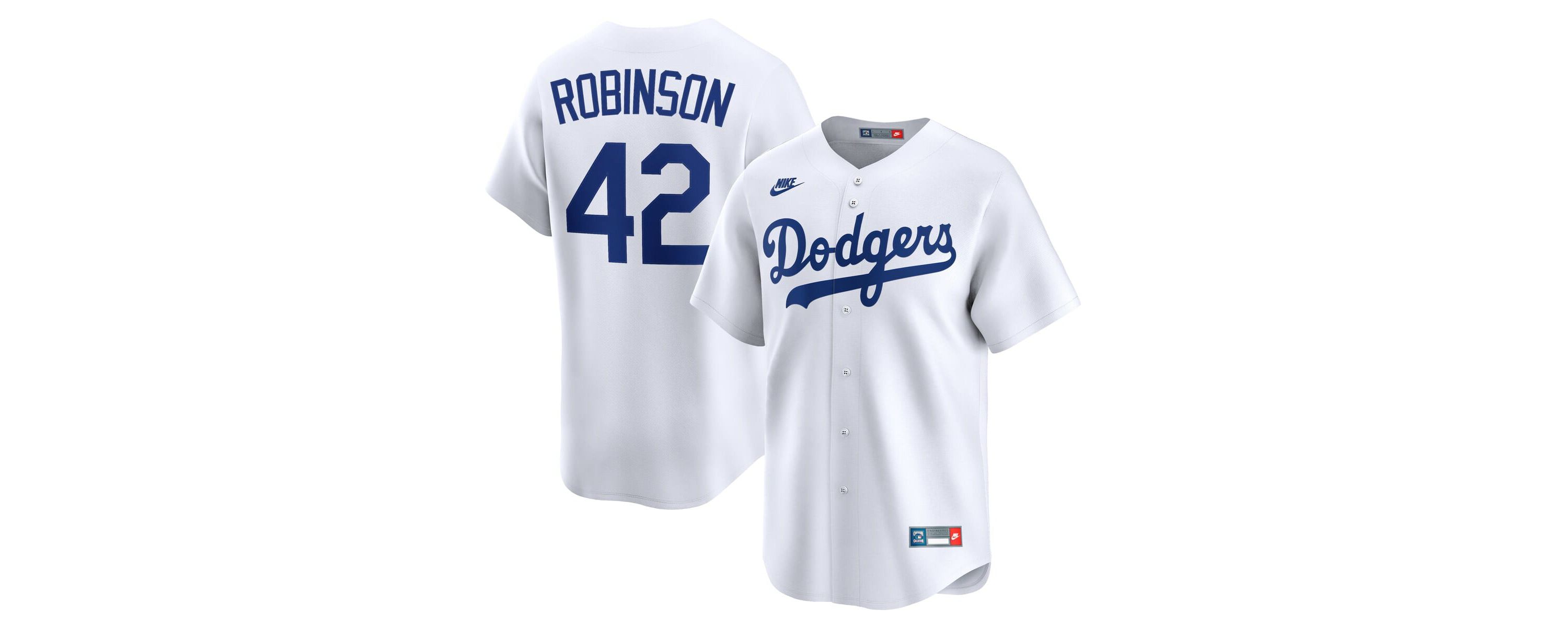 Cooperstown Teams Nike Jackie Robinson Brooklyn Dodgers Throwback Cooperstown Collection Limited Jersey