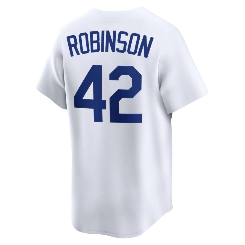 Cooperstown Teams Nike Jackie Robinson Brooklyn Dodgers Throwback Cooperstown Collection Limited Jersey