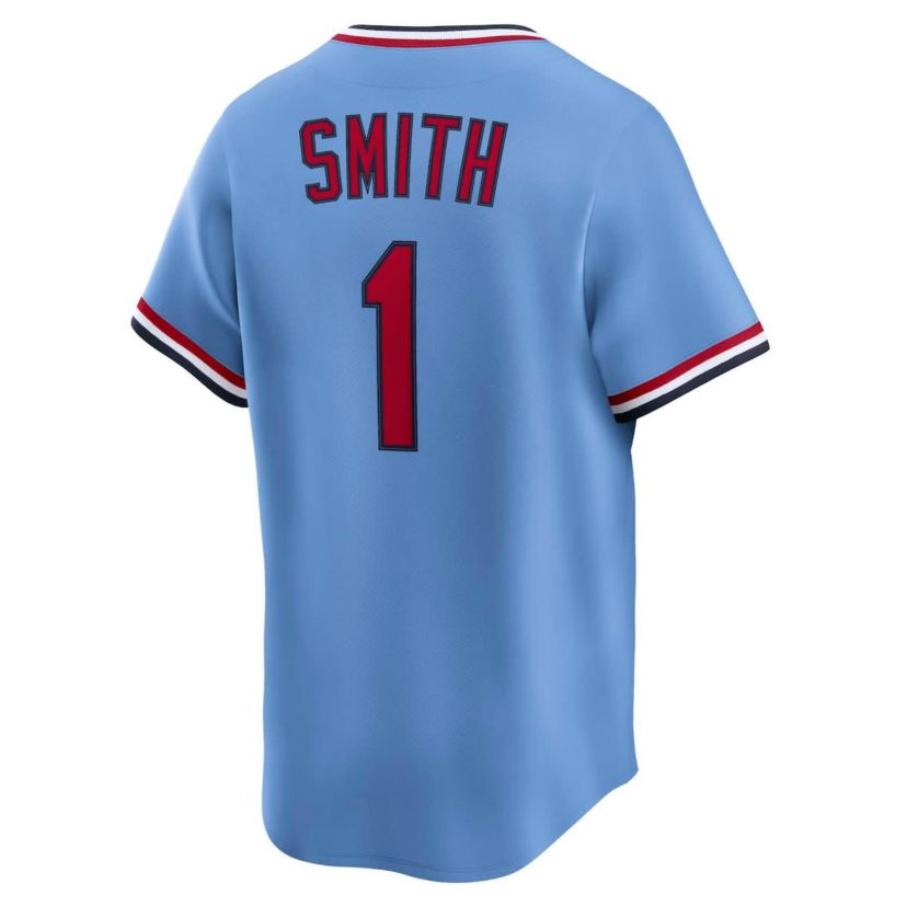 MLB Nike Ozzie Smith St. Louis Cardinals Throwback Cooperstown Collection Limited Jersey
