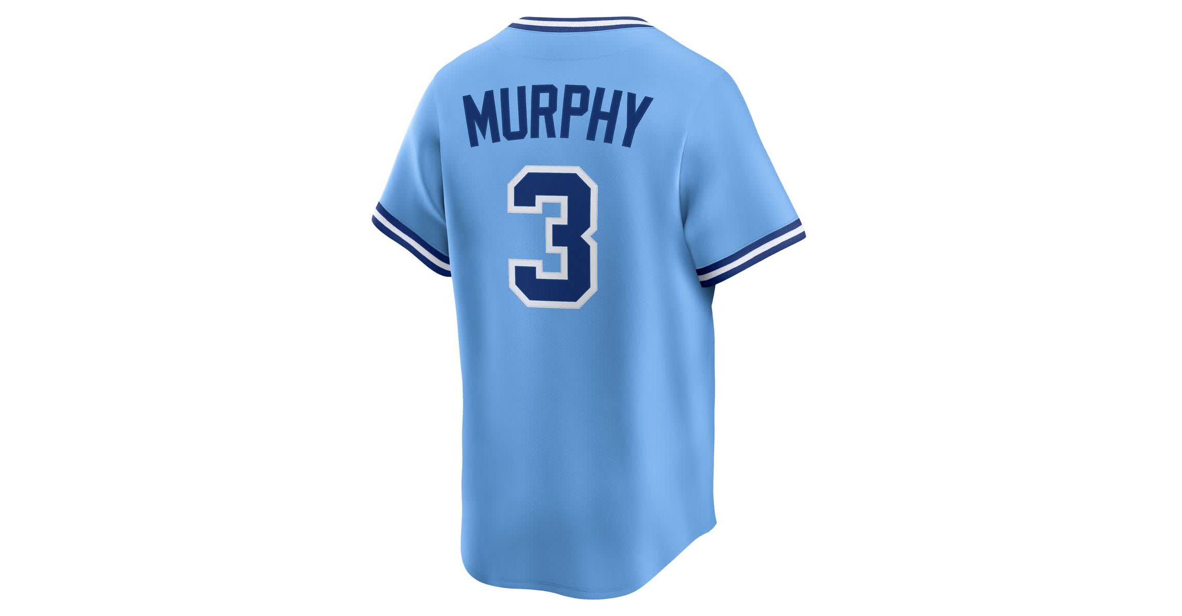 MLB Nike Dale Murphy Light Atlanta Braves Throwback Cooperstown Collection Limited Jersey