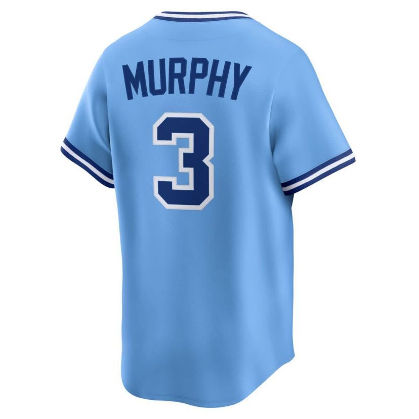 MLB Nike Dale Murphy Light Atlanta Braves Throwback Cooperstown Collection Limited Jersey