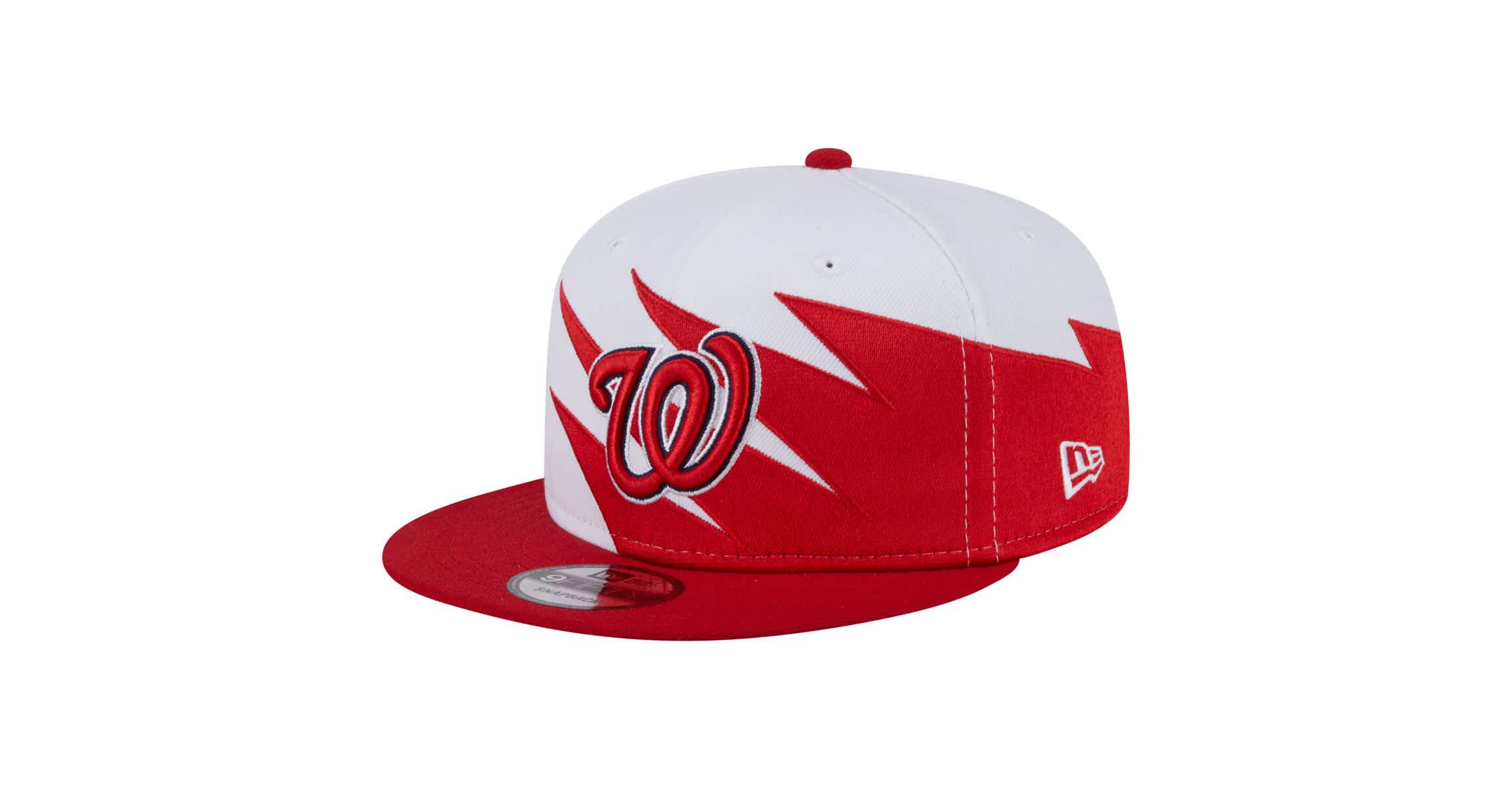 MLB Red/White Washington Nationals Jagged 9FIFTY Snapback Hat