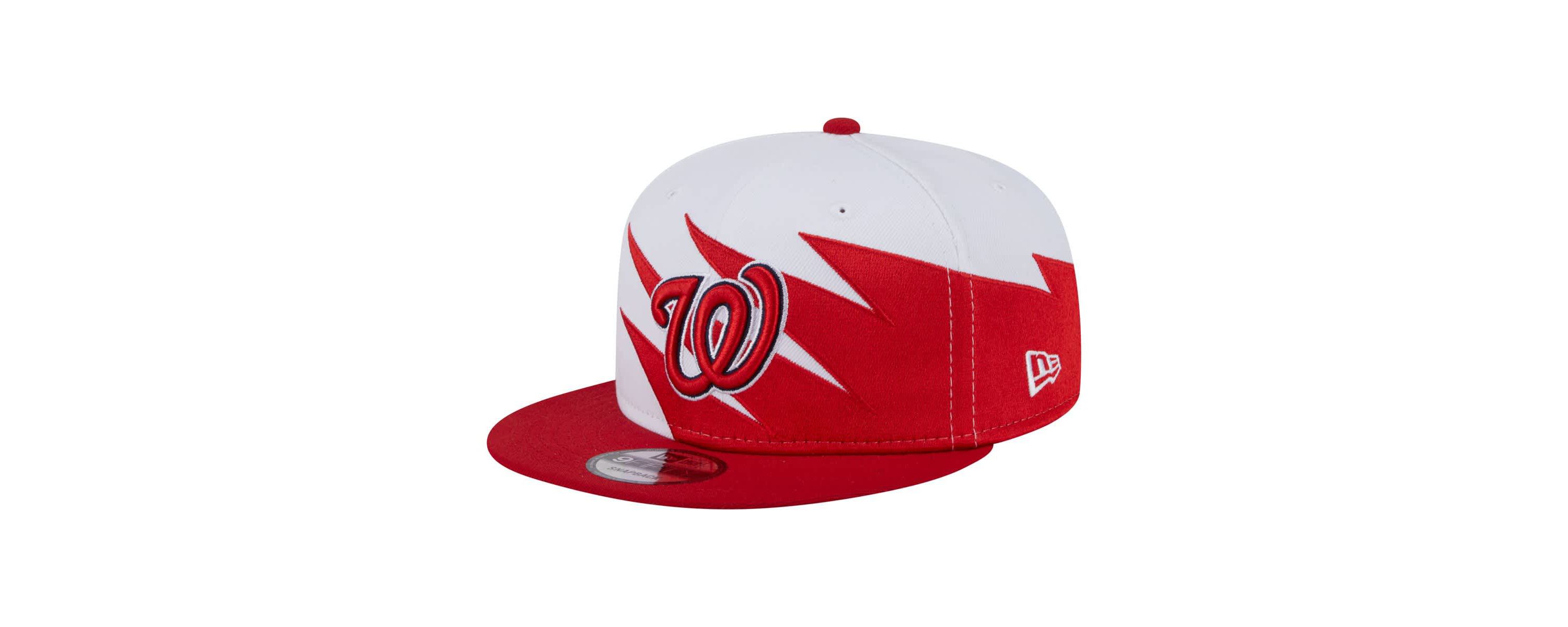 MLB Red/White Washington Nationals Jagged 9FIFTY Snapback Hat