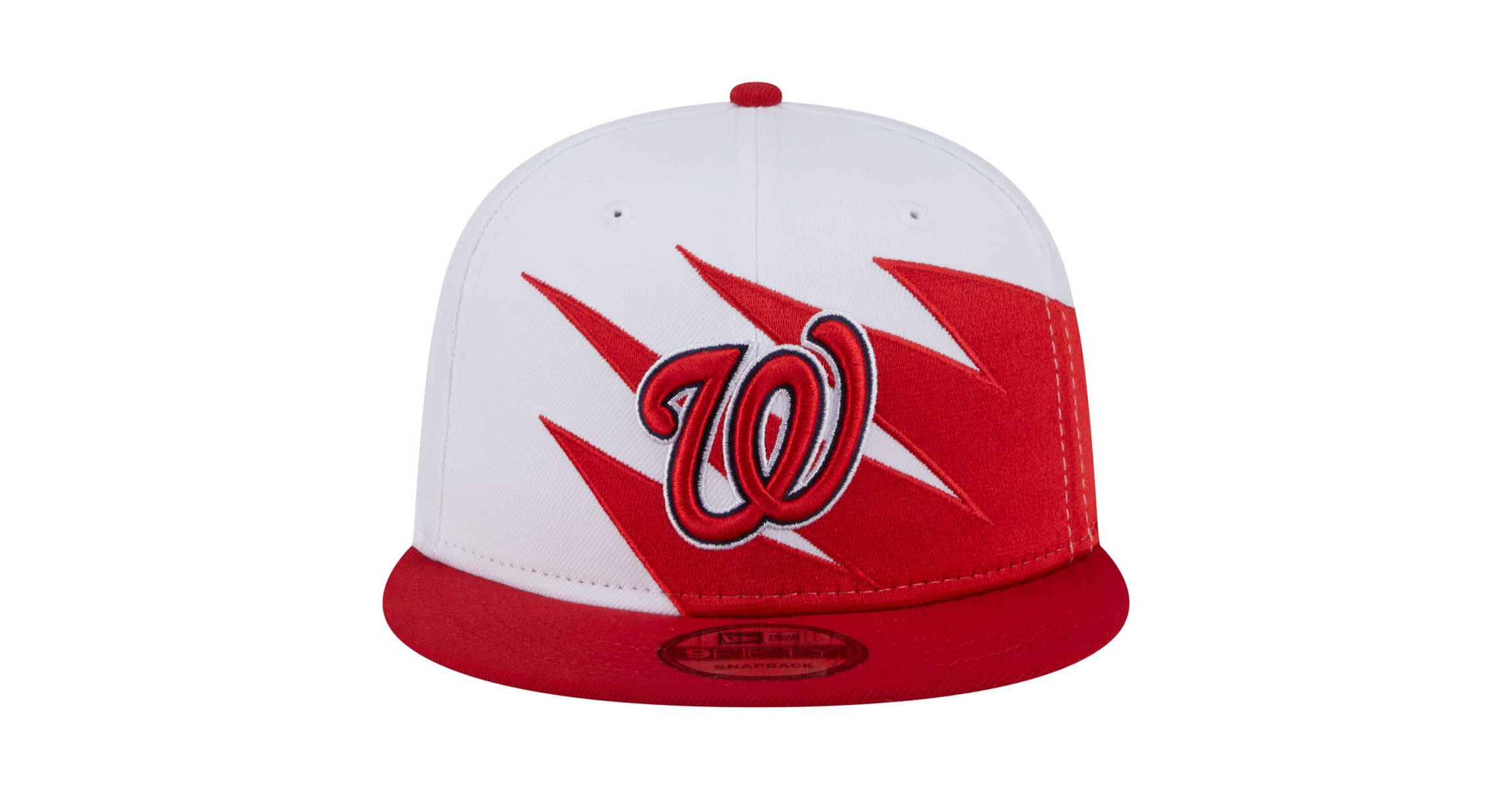 MLB Red/White Washington Nationals Jagged 9FIFTY Snapback Hat