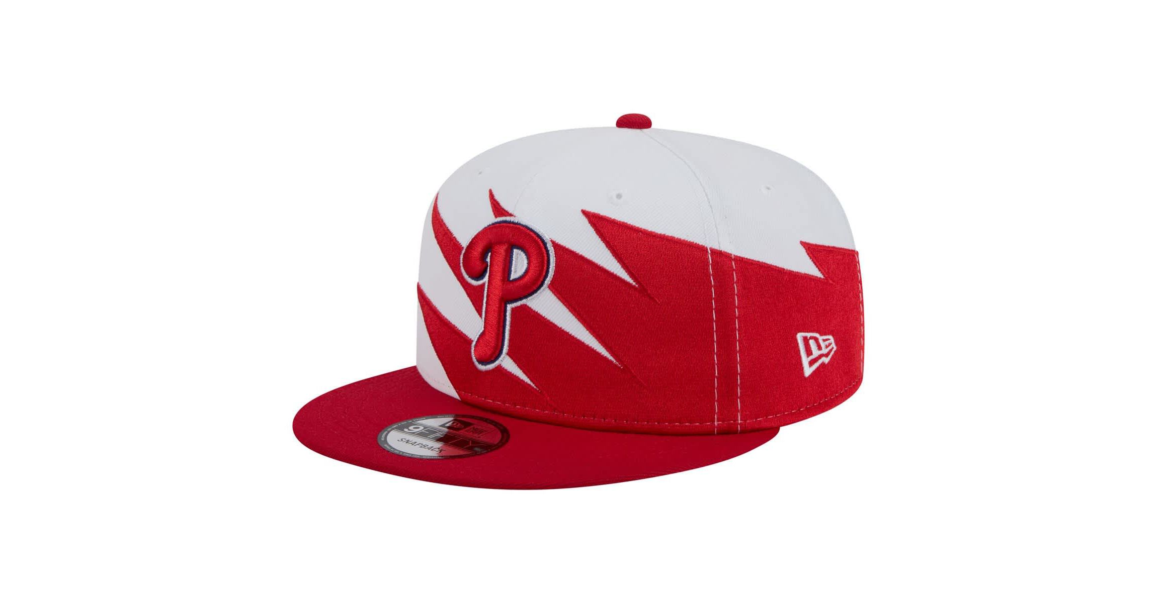 MLB Red/White Philadelphia Phillies Jagged 9FIFTY Snapback Hat