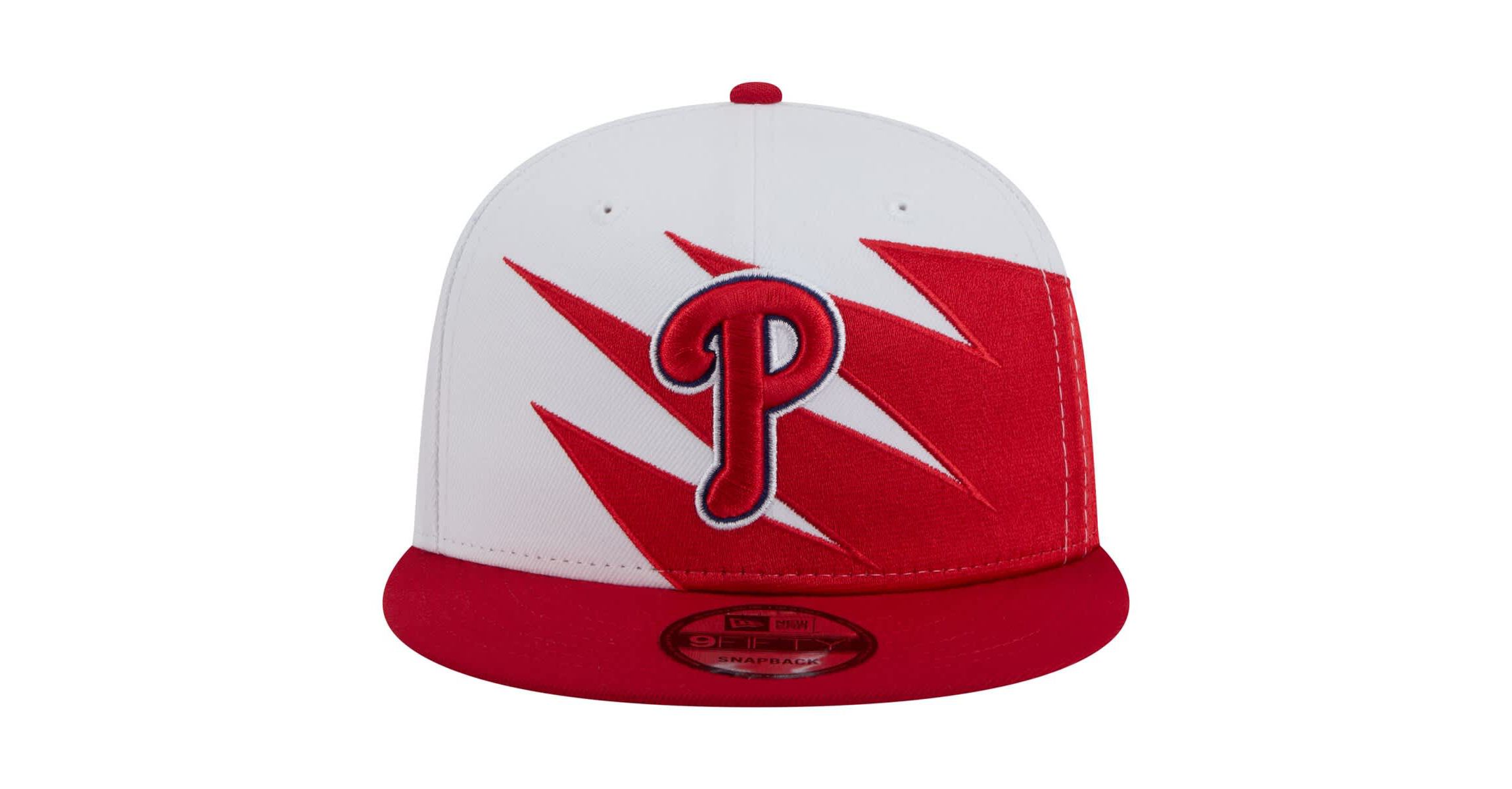 MLB Red/White Philadelphia Phillies Jagged 9FIFTY Snapback Hat