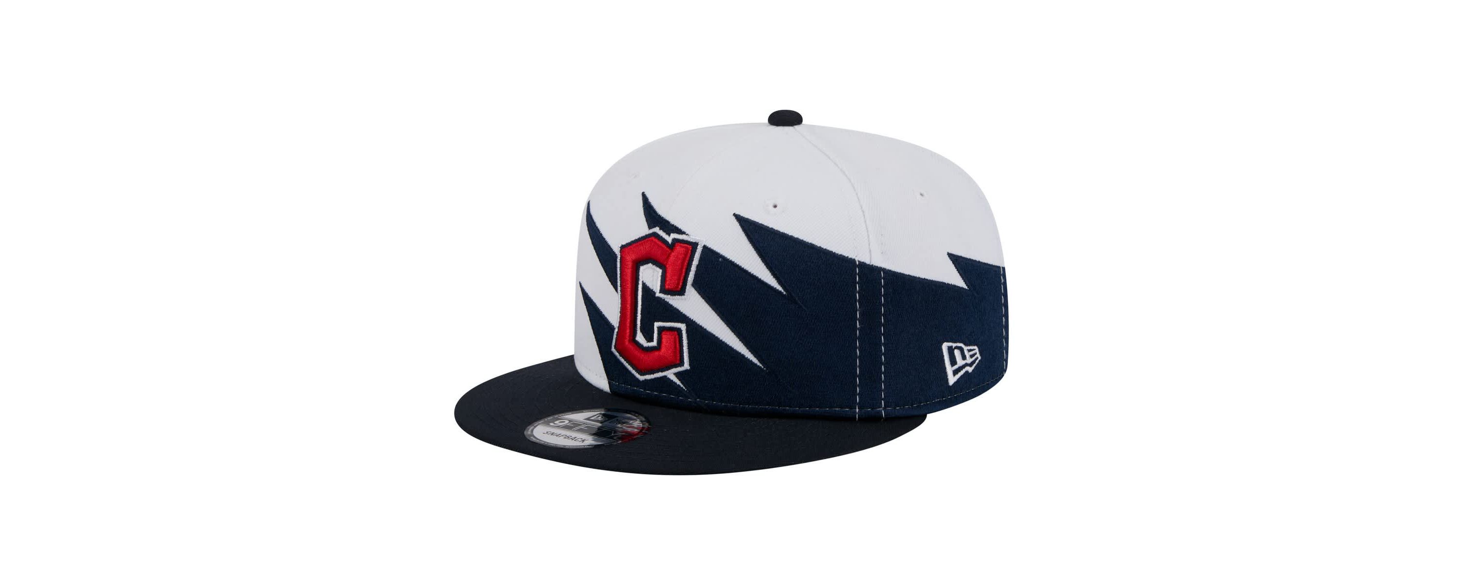 MLB Navy/White Cleveland Guardians Jagged 9FIFTY Snapback Hat