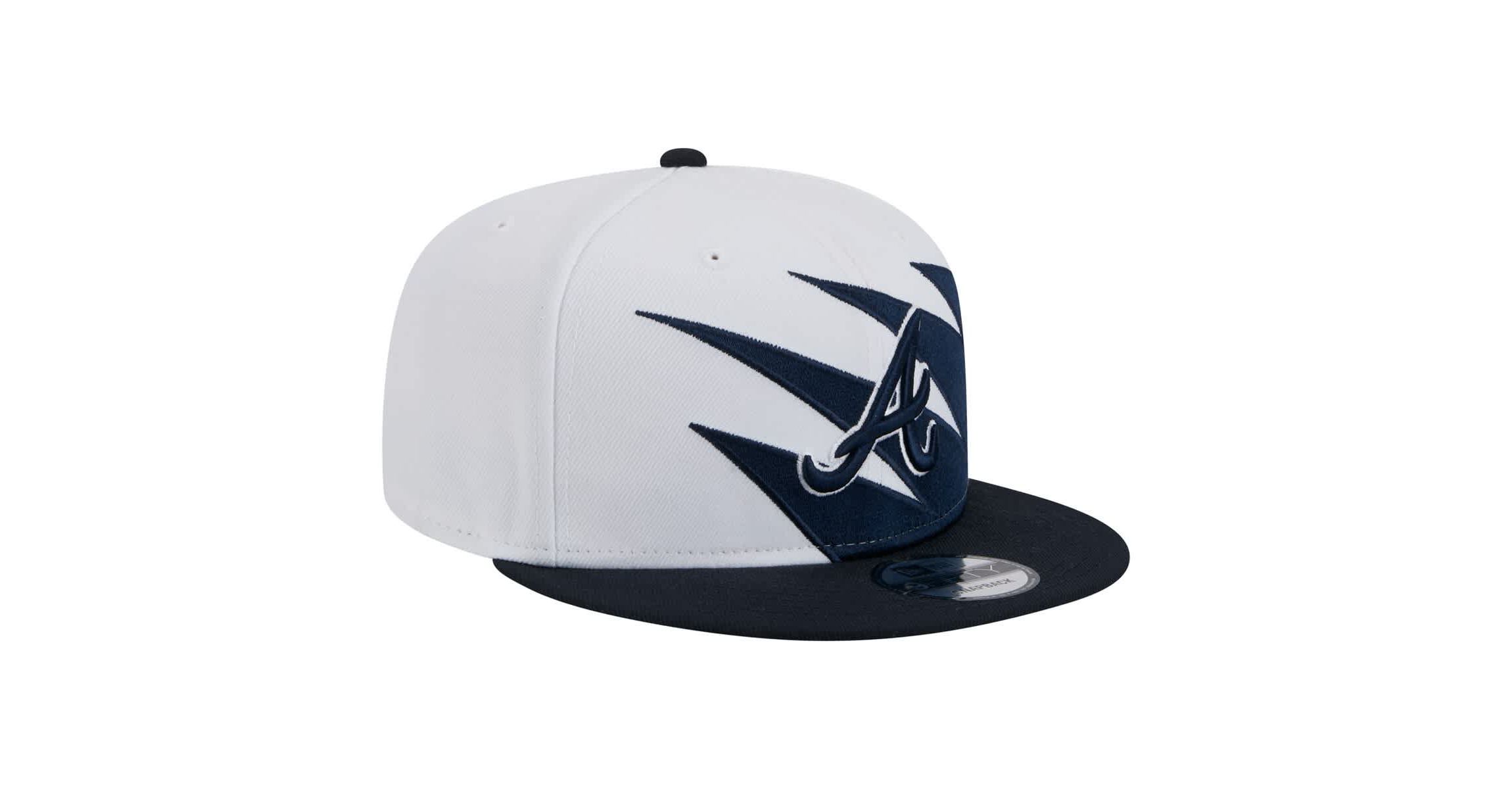 MLB Navy/White Atlanta Braves Jagged 9FIFTY Snapback Hat