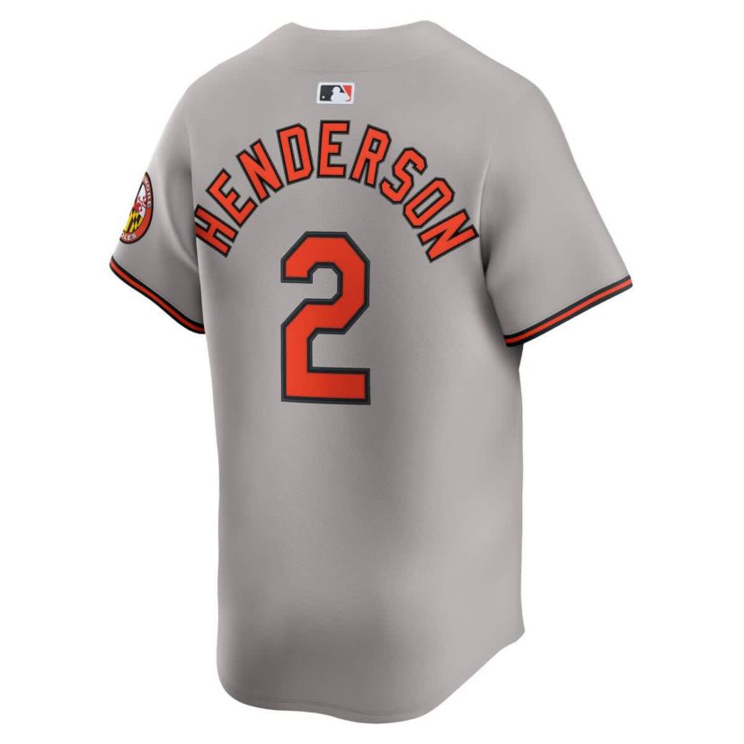 MLB Nike Gunnar Henderson Baltimore Orioles Road Limited Player Jersey