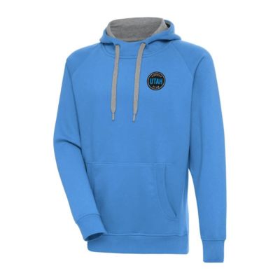Antigua Men's NHL Powder Utah Hockey Club Victory Pullover Hoodie, Blue, Small