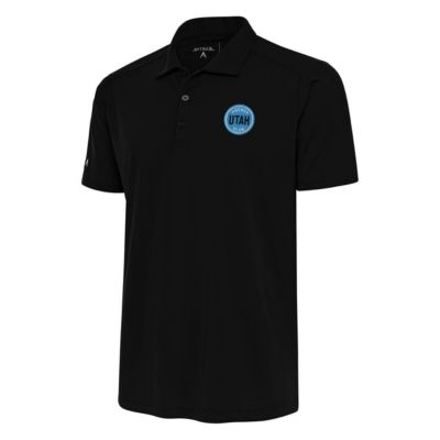Antigua Men's NHL Utah Hockey Club Tribute Polo, Black, Small