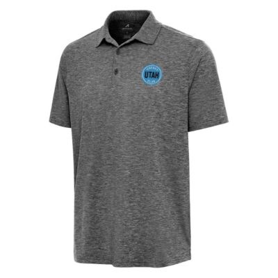 Antigua Men's NHL Utah Hockey Club Par 3 Polo, Black, Small
