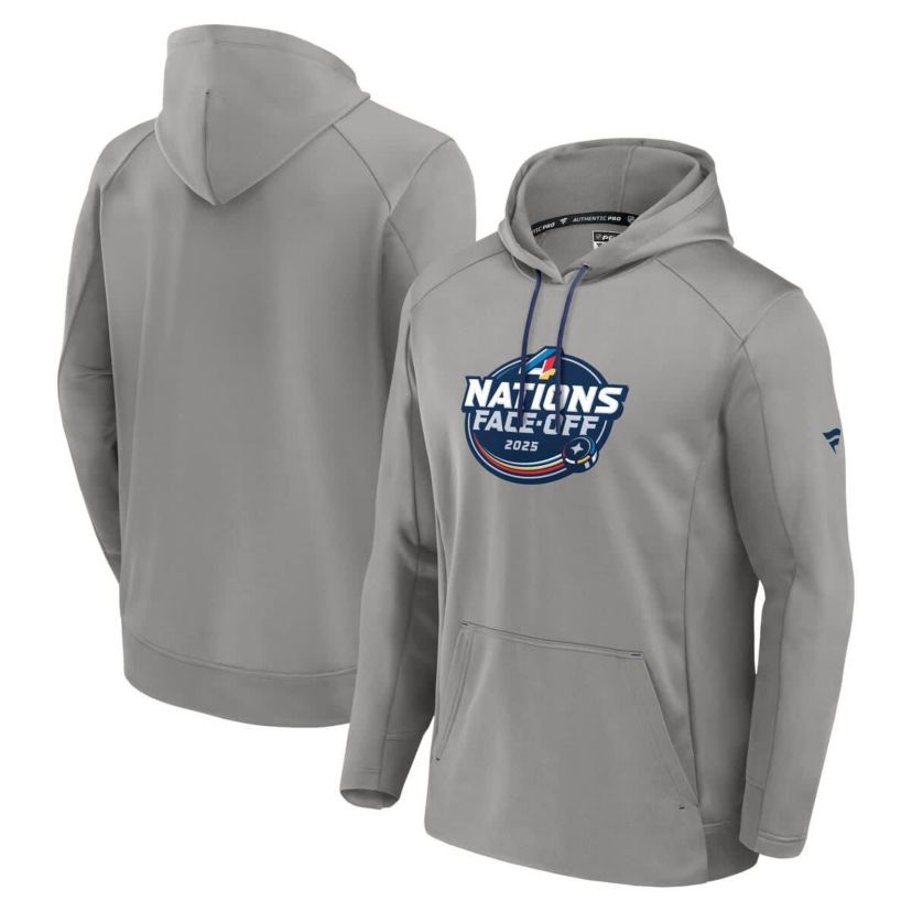 NHL Fanatics NHL 2025 4 Nations Face-Off Authentic Pro Fleece Pullover Hoodie