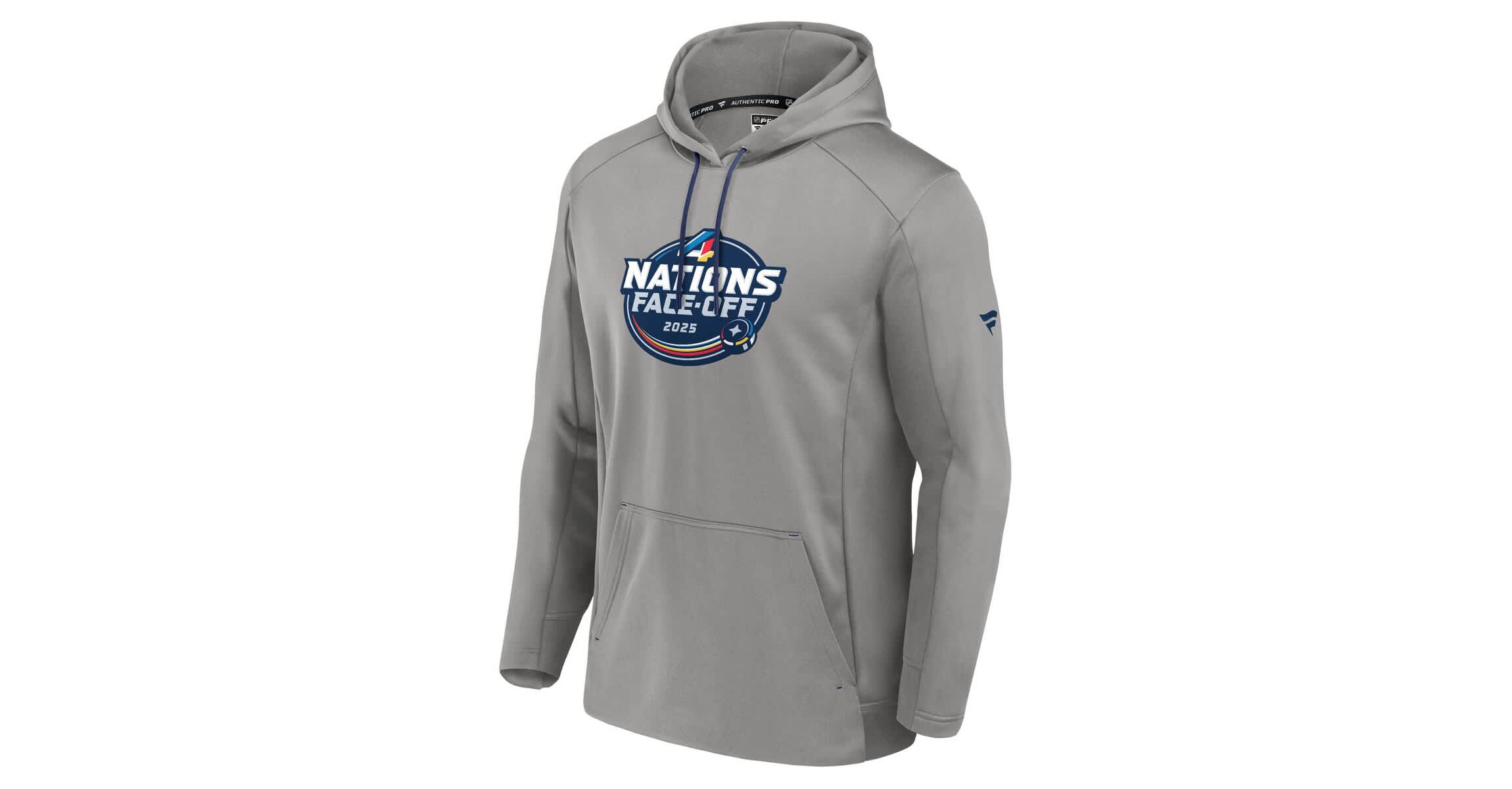 NHL Fanatics NHL 2025 4 Nations Face-Off Authentic Pro Fleece Pullover Hoodie