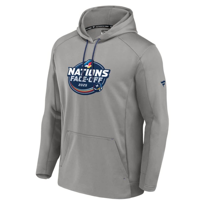 NHL Fanatics NHL 2025 4 Nations Face-Off Authentic Pro Fleece Pullover Hoodie