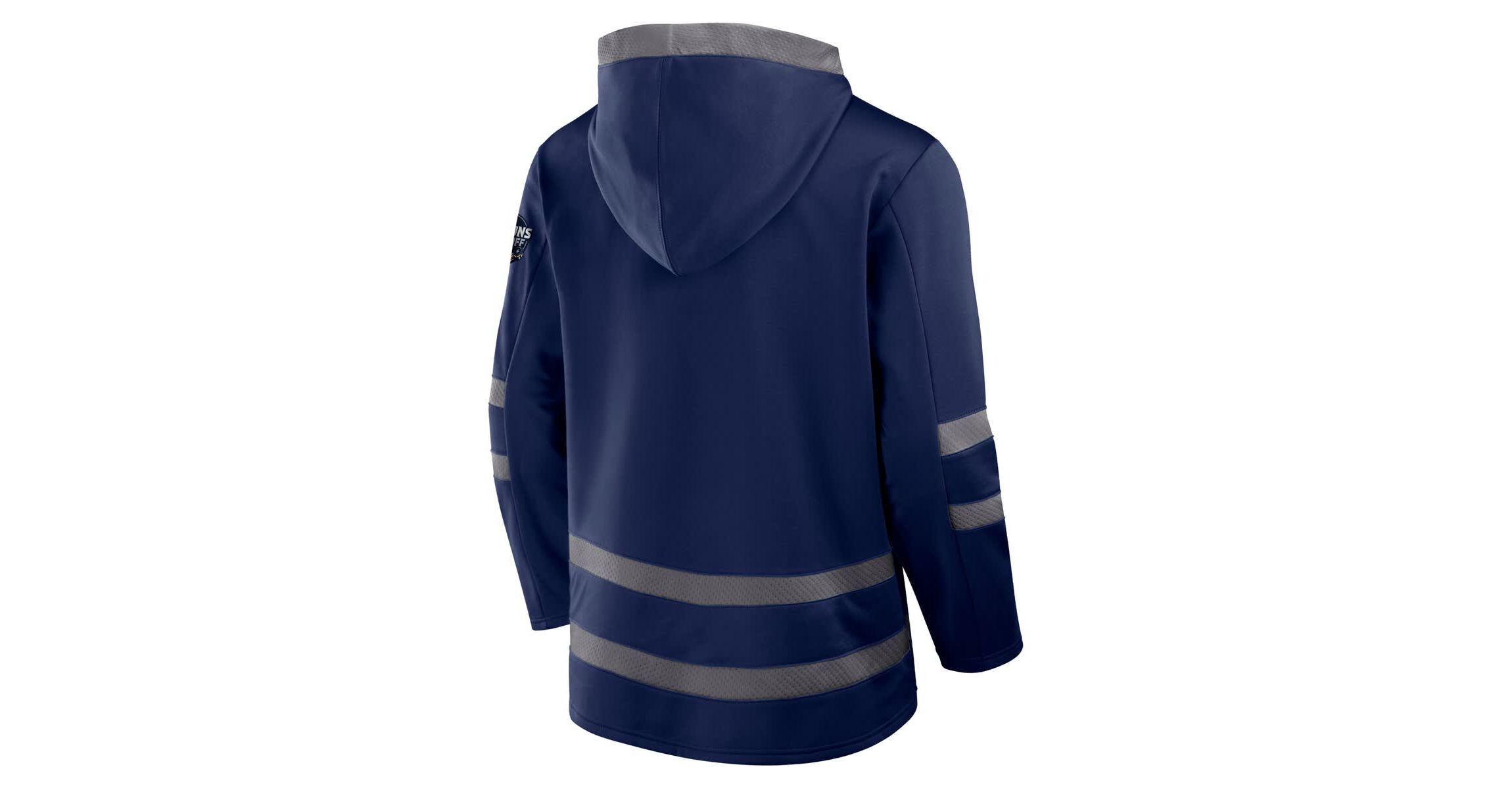 NHL 4 Nations Face-Off Fanatics Athletic Sweden 2025 4 Nations Face-Off Inside Line Pullover Hoodie