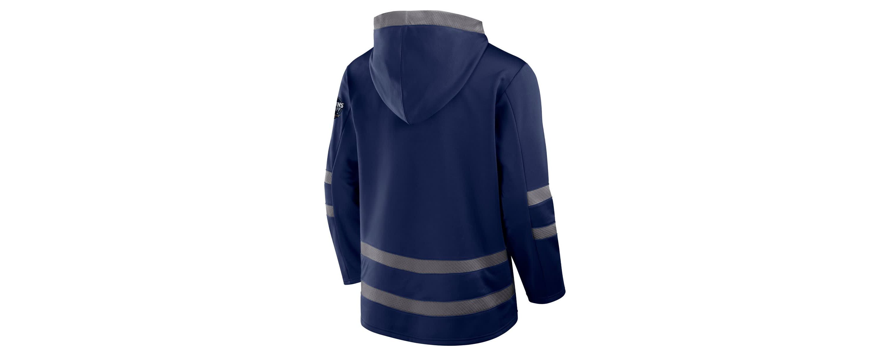 NHL 4 Nations Face-Off Fanatics Athletic Sweden 2025 4 Nations Face-Off Inside Line Pullover Hoodie