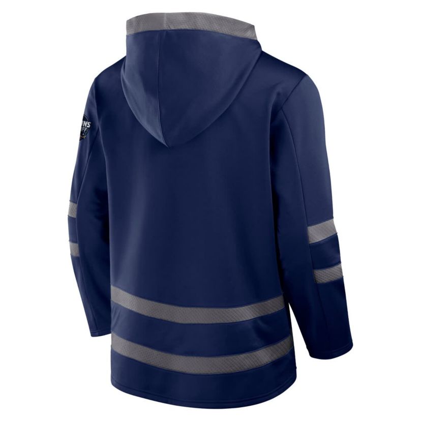 NHL 4 Nations Face-Off Fanatics Athletic Sweden 2025 4 Nations Face-Off Inside Line Pullover Hoodie