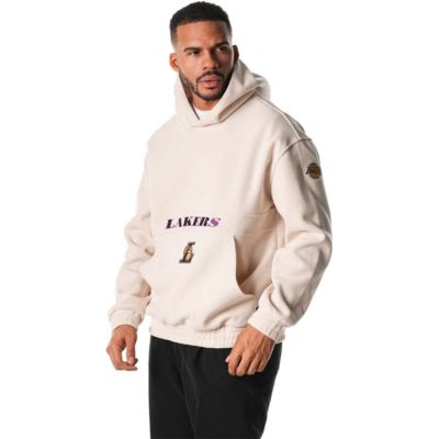 The Wild Collective NBA Unisex Los Angeles Lakers Corduroy Tri-Blend Pullover Hoodie