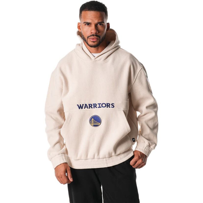NBA Unisex Golden State Warriors Corduroy Tri-Blend Pullover Hoodie