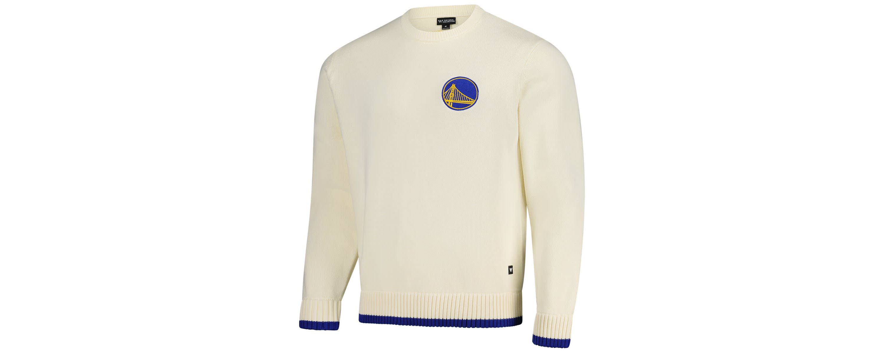 NBA Unisex Golden State Warriors Jacquard Knit Pullover Sweater