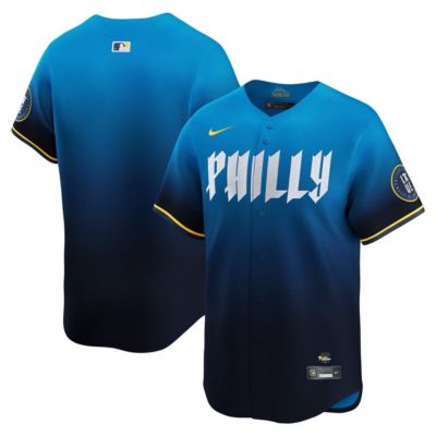 Men's MLB Nike Philadelphia Phillies City Connect Limited Jersey, Navy Blue, Small