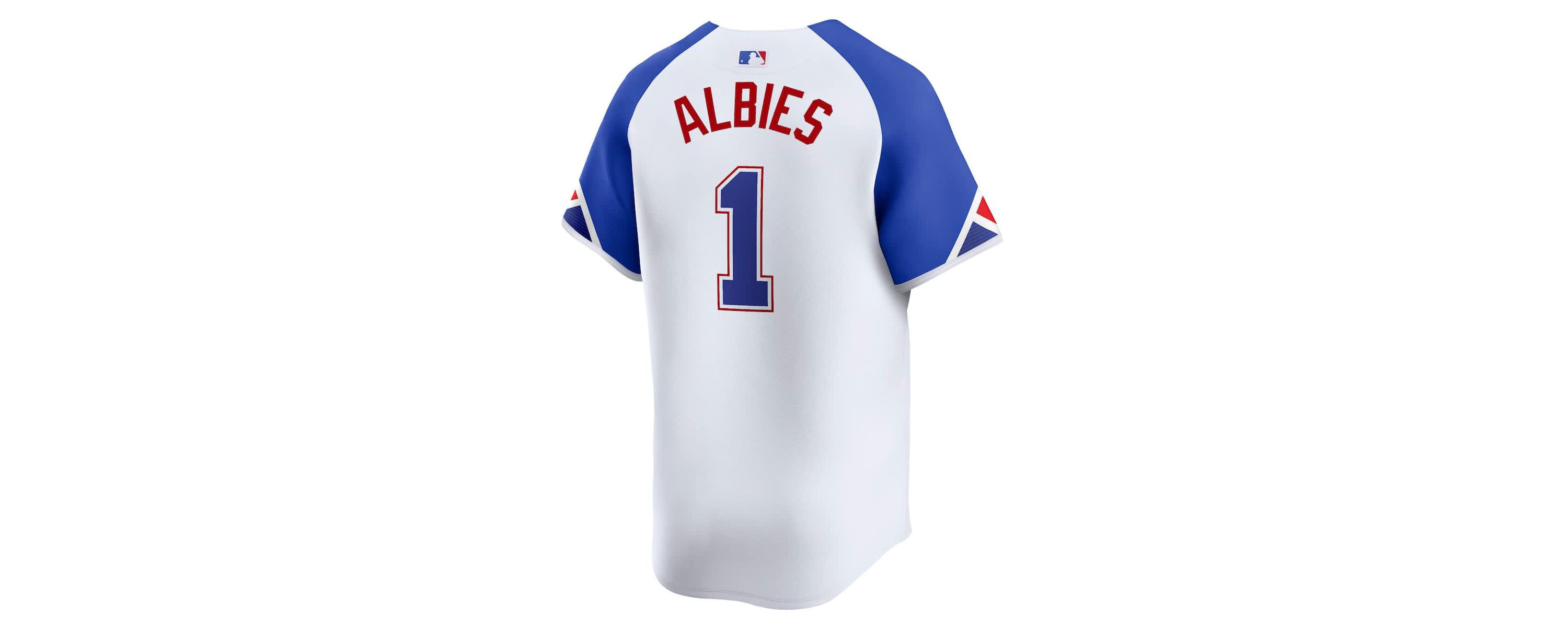 MLB Nike Ozzie Albies Atlanta Braves City Connect Limited Jersey
