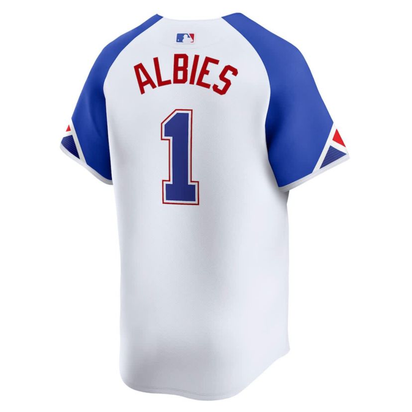 MLB Nike Ozzie Albies Atlanta Braves City Connect Limited Jersey