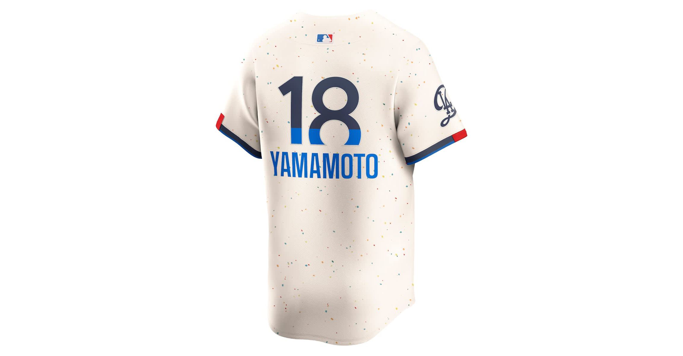 MLB Nike Yoshinobu Yamamoto Los Angeles Dodgers City Connect Limited Jersey