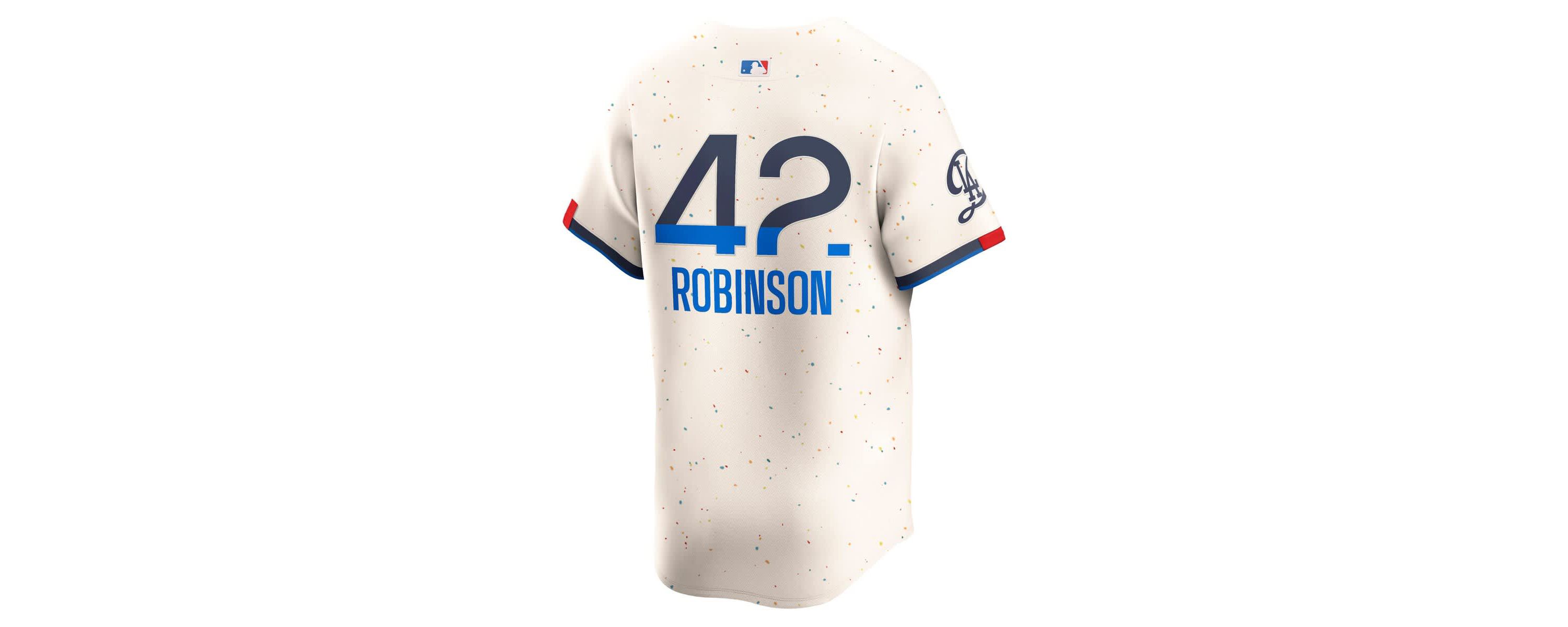 MLB Nike Jackie Robinson Los Angeles Dodgers City Connect Limited Player Jersey