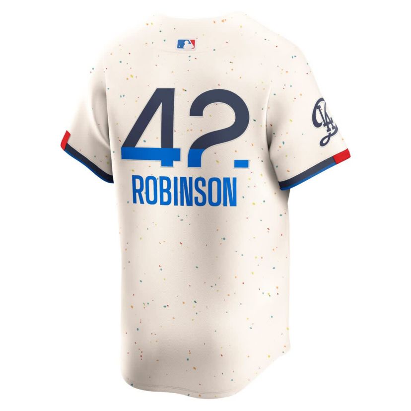 MLB Nike Jackie Robinson Los Angeles Dodgers City Connect Limited Player Jersey