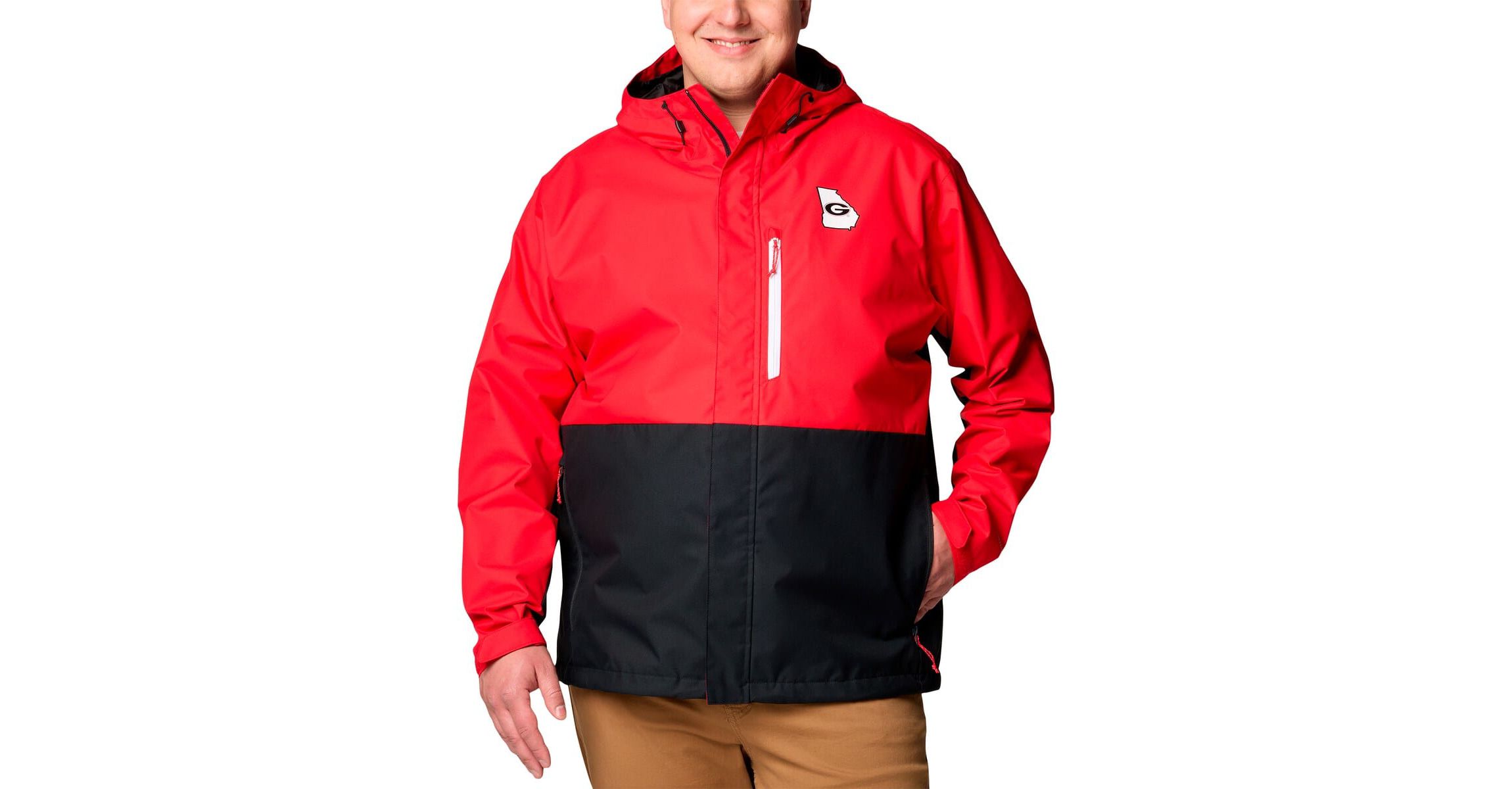 NCAA Georgia Bulldogs Big & Tall Field Bound Omni-Tech™ Full-Zip Jacket