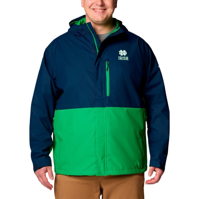 NCAA Notre Dame Fighting Irish Big & Tall Field Bound Omni-Tech™ Full-Zip Jacket
