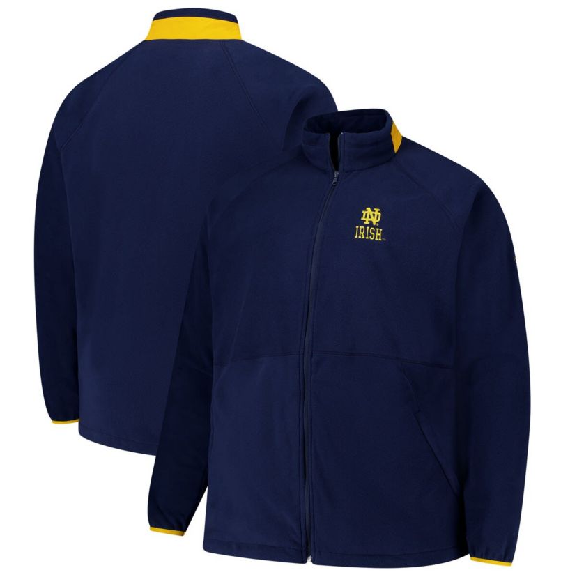 NCAA Notre Dame Fighting Irish Big & Tall Flanker™ IV Fleece Raglan Full-Zip Jacket