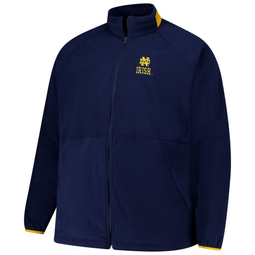 NCAA Notre Dame Fighting Irish Big & Tall Flanker™ IV Fleece Raglan Full-Zip Jacket