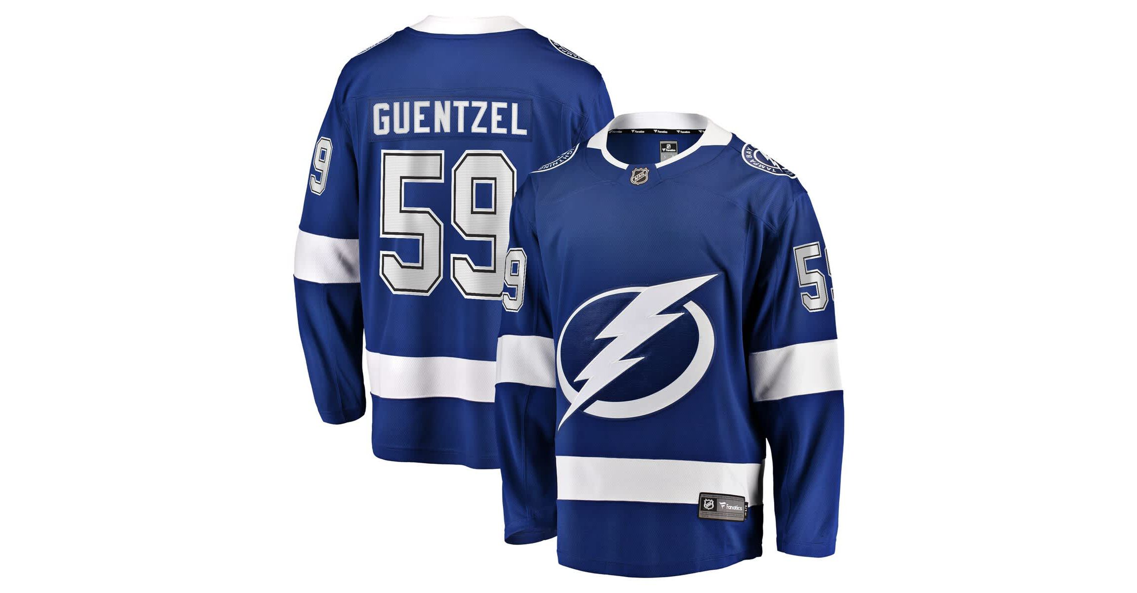 NHL Fanatics Jake Guentzel Tampa Bay Lightning Home Premier Breakaway Player Jersey