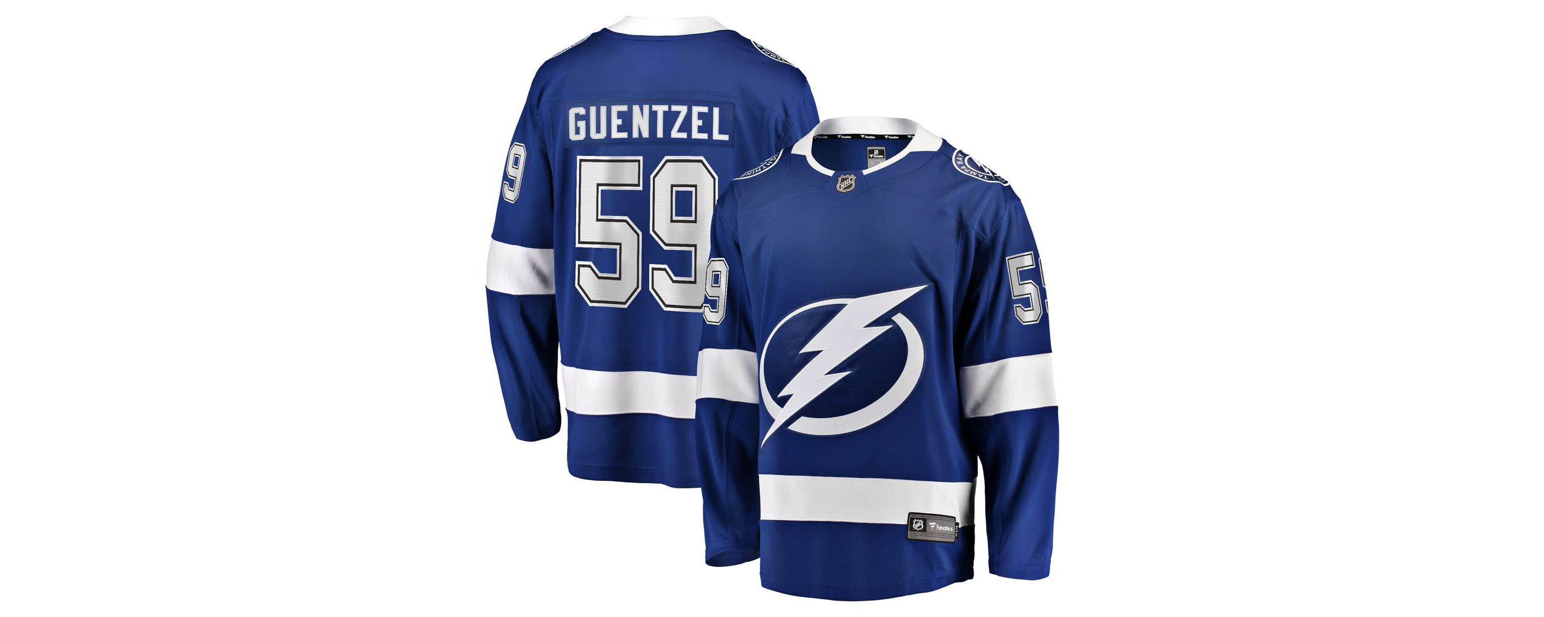 NHL Fanatics Jake Guentzel Tampa Bay Lightning Home Premier Breakaway Player Jersey