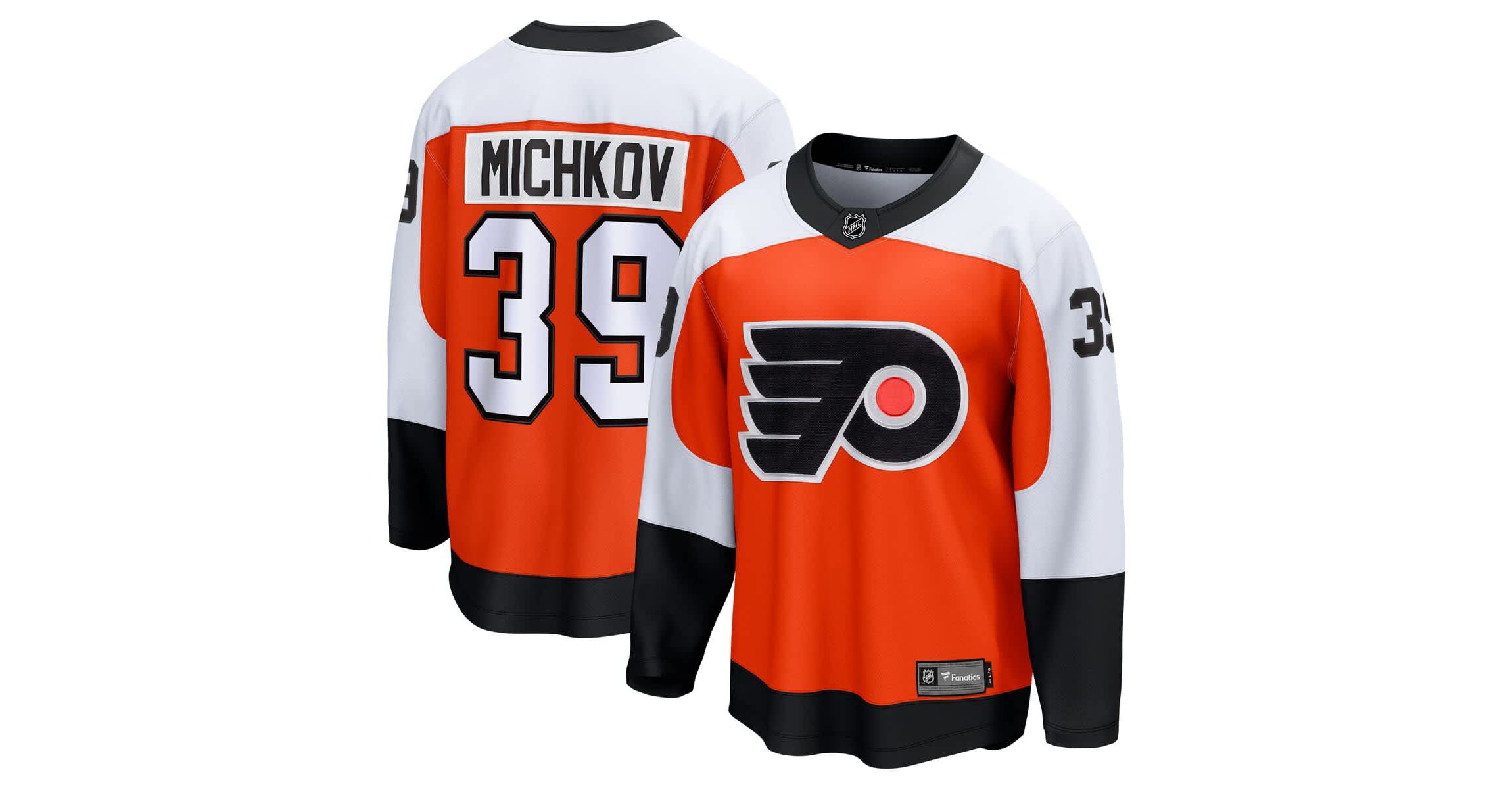 NHL Fanatics Matvei Michkov Philadelphia Flyers Home Premier Breakaway Player Jersey