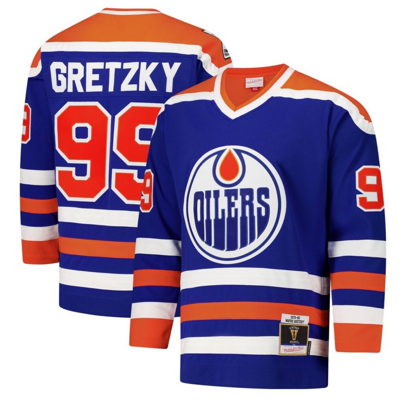 NHL Wayne Gretzky Edmonton Oilers 1979-80 Power Play Jersey
