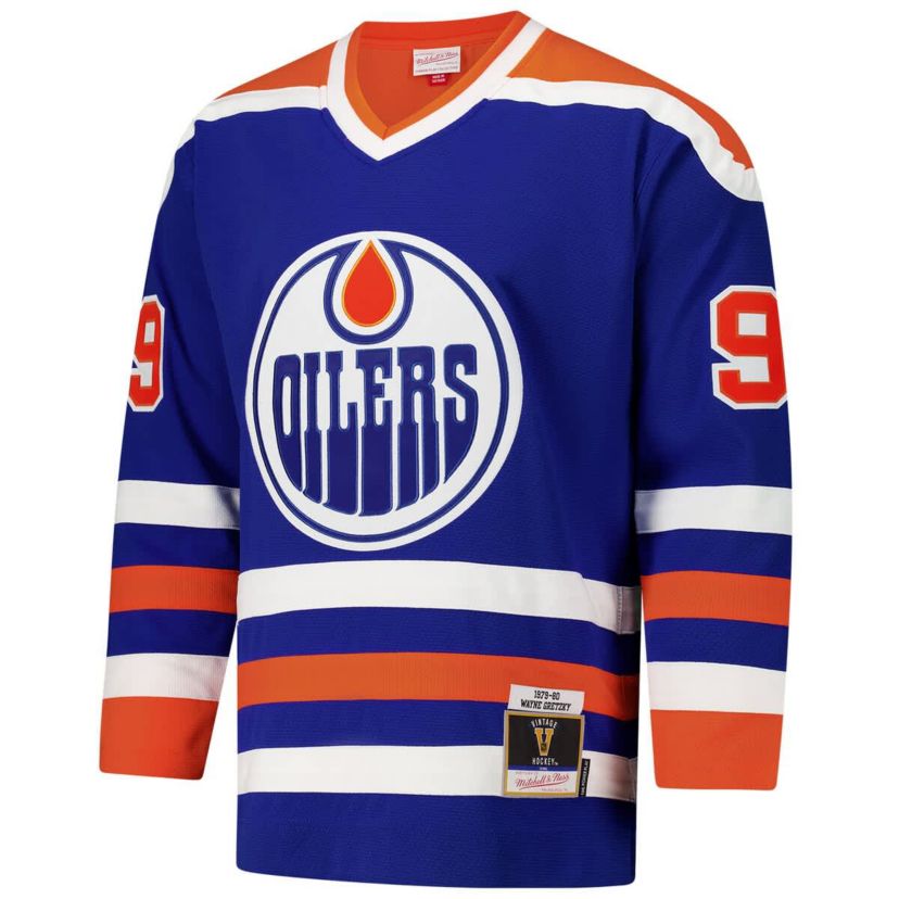 NHL Wayne Gretzky Edmonton Oilers 1979-80 Power Play Jersey