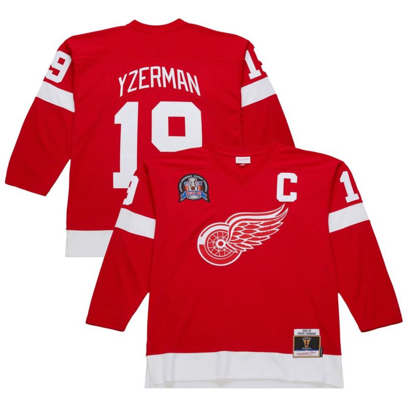 NHL Steve Yzerman Detroit Wings 1996-97 Power Play Jersey