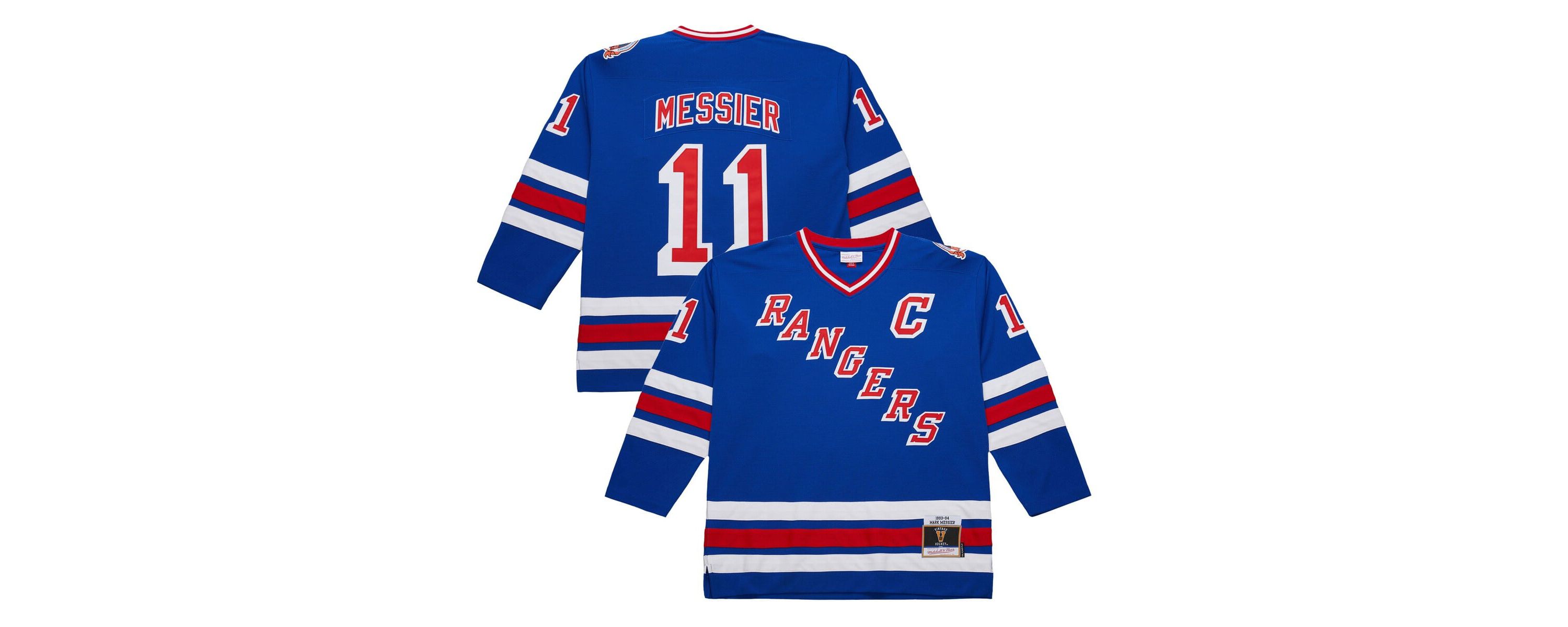 NHL Mark Messier New York Rangers 1993-94 Power Play Jersey