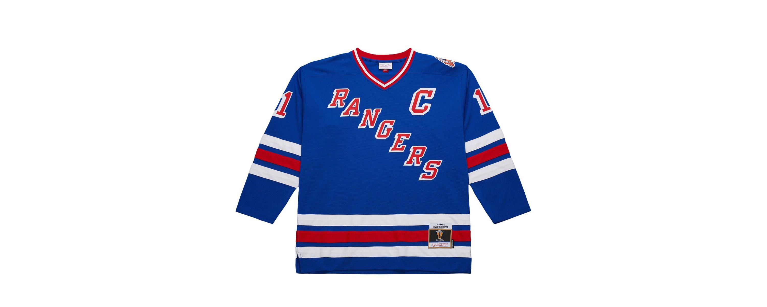 NHL Mark Messier New York Rangers 1993-94 Power Play Jersey